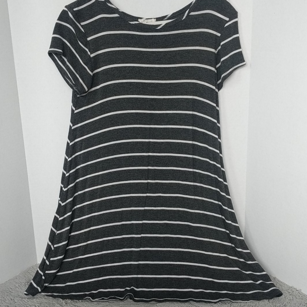 Pinc  Striped Dress